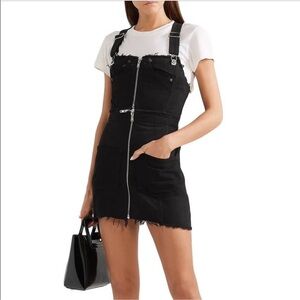 NWT Re/Done Levi’s Denim Overall Mini Dress